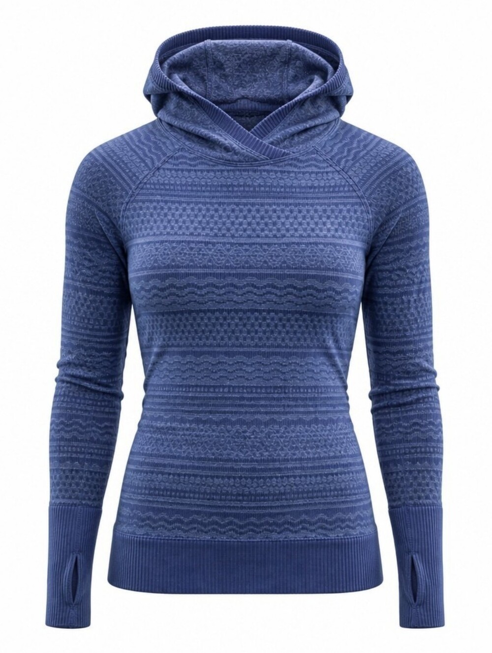Lululemon Rest Less Hoodie Women Size 6 Blue Activewear